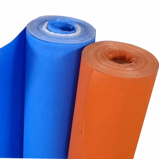 Tissu de fibre de verre enduit de caoutchouc de silicone de fibre de verre coloré